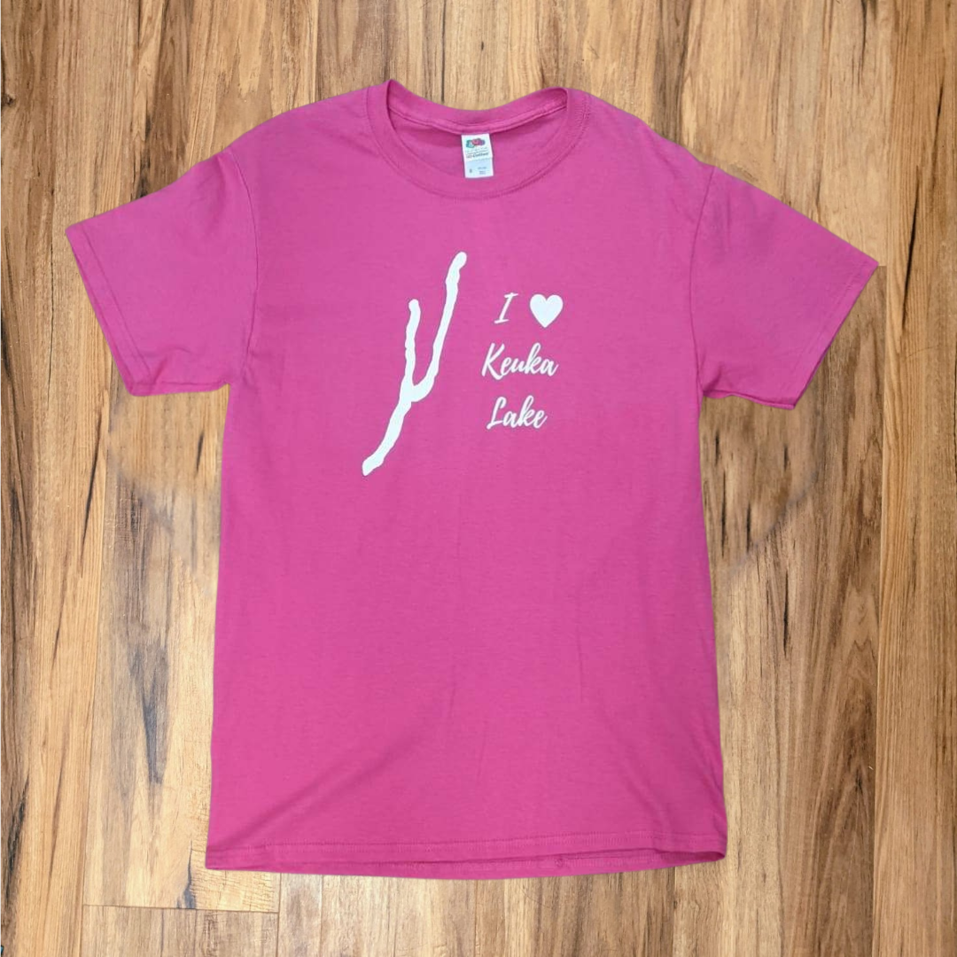 I Love Keuka Lake Short Sleeve Shirt