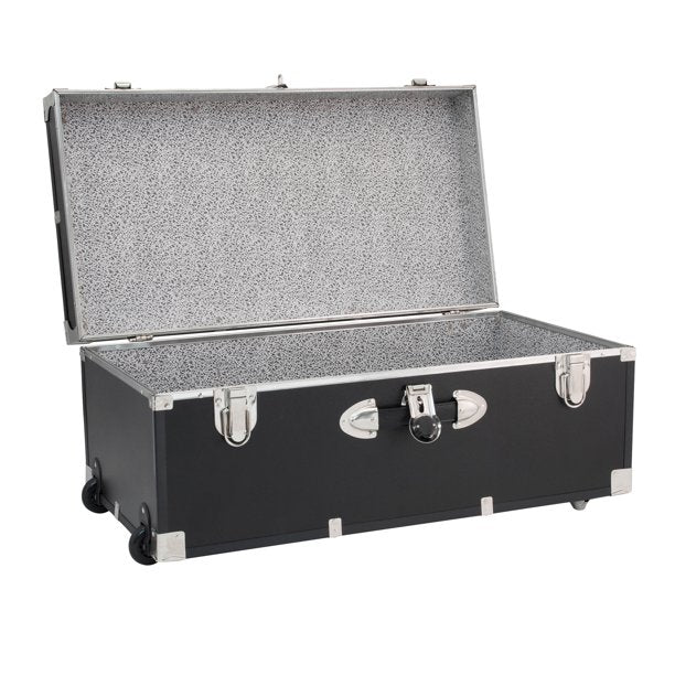 Seward Explorer 30 Trunk with Wheels & Lock, Black