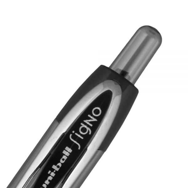 uniball 207 Retractable Gel Pen, Bold Point, 1.0 mm, Blue Ink, 12 Count