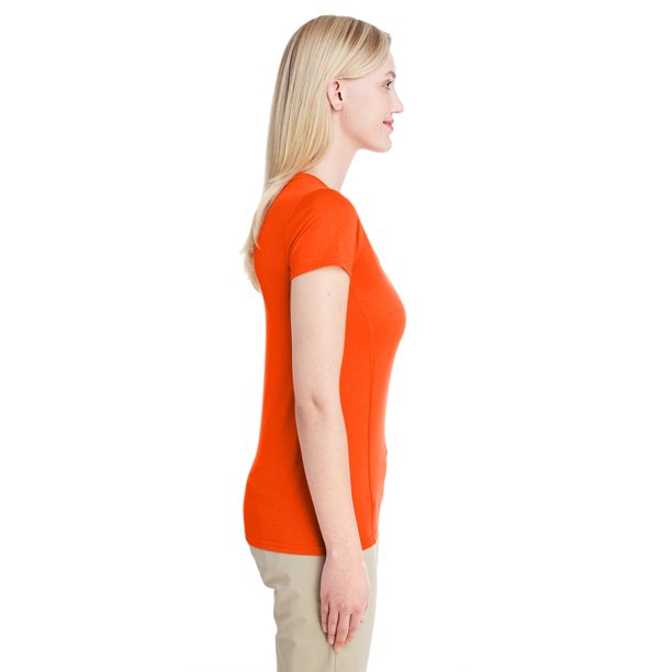 Gildan Ladies' Performance Ladies' 4.7 oz. V-Neck Tech T-Shirt - G47V