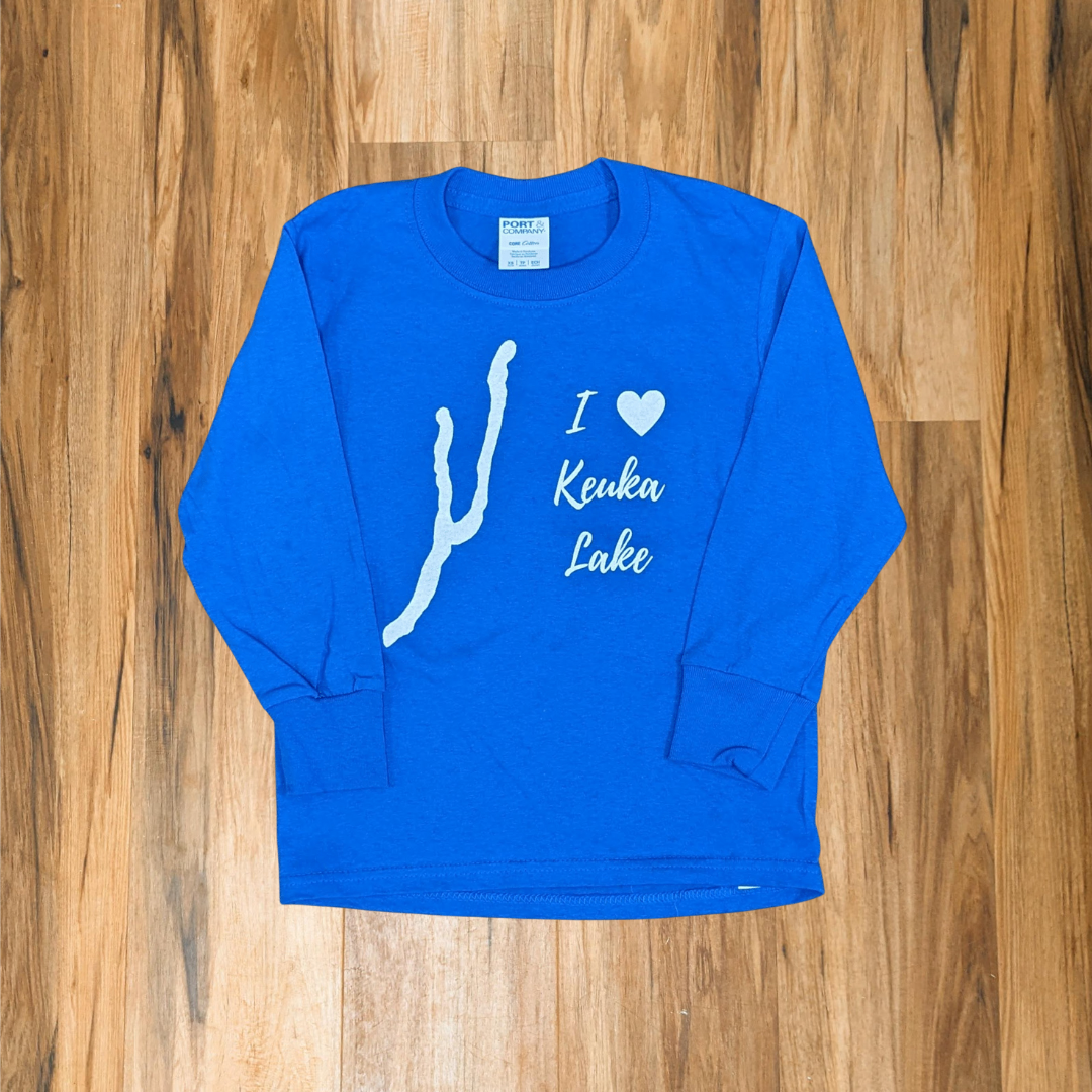 I Love Keuka Lake Youth Long Sleeve T-Shirt