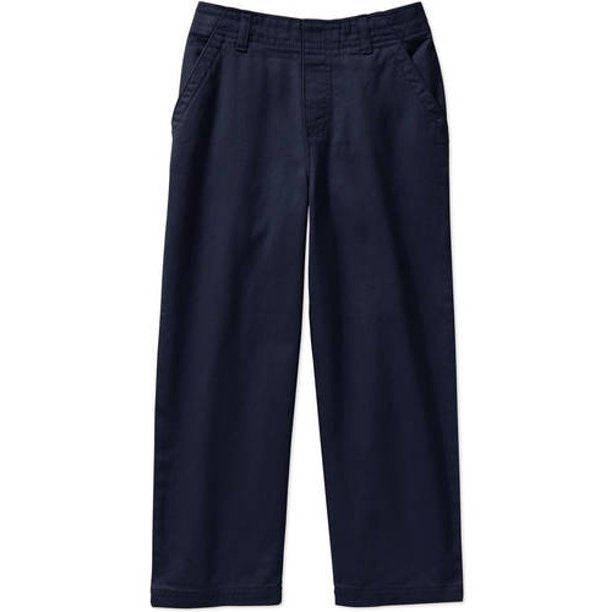 365 Kids From Garanimals Boys' Flat Front Solid Woven Pants