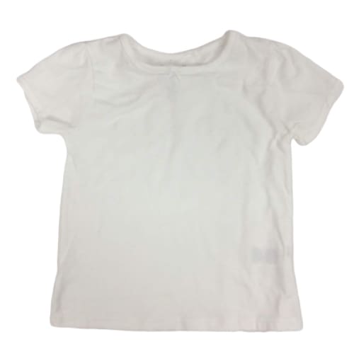 Baby Girls’ Short-Sleeve Solid T-Shirt - 24M / White - Clothing