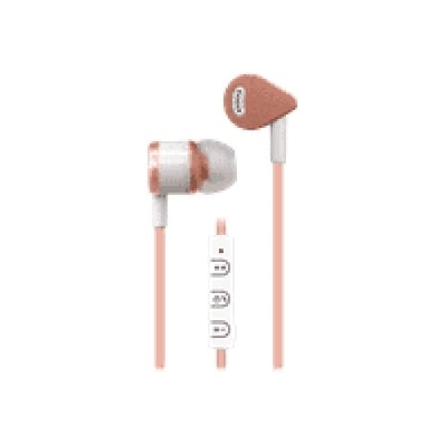 Bluetooth Rechargeable Wireless Earbuds & Mic Rose Gold - Electronics