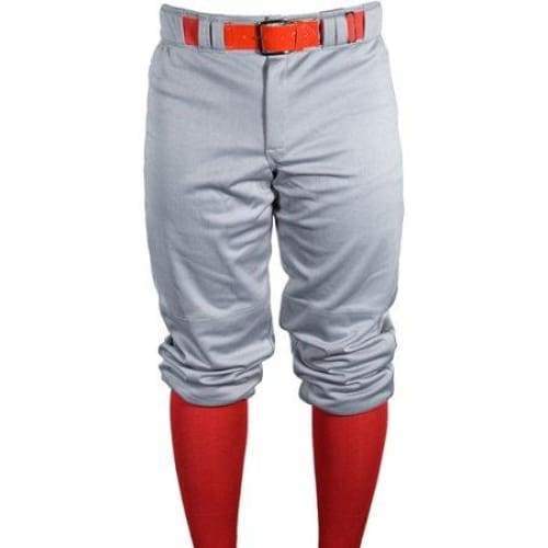 Louisville Slugger Boy’s Slugger Game Traditional Knicker Length Baseball Pant Grey X-Large
