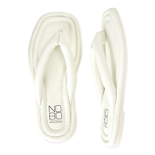 No Boundaries Women’s Puffy Flip Flops