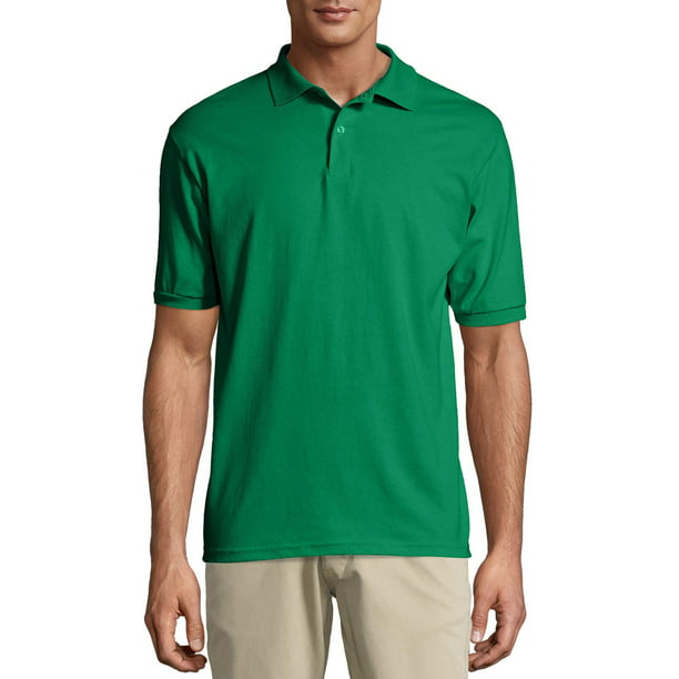 Hanes Men's Ecosmart Jersey Polo Shirt