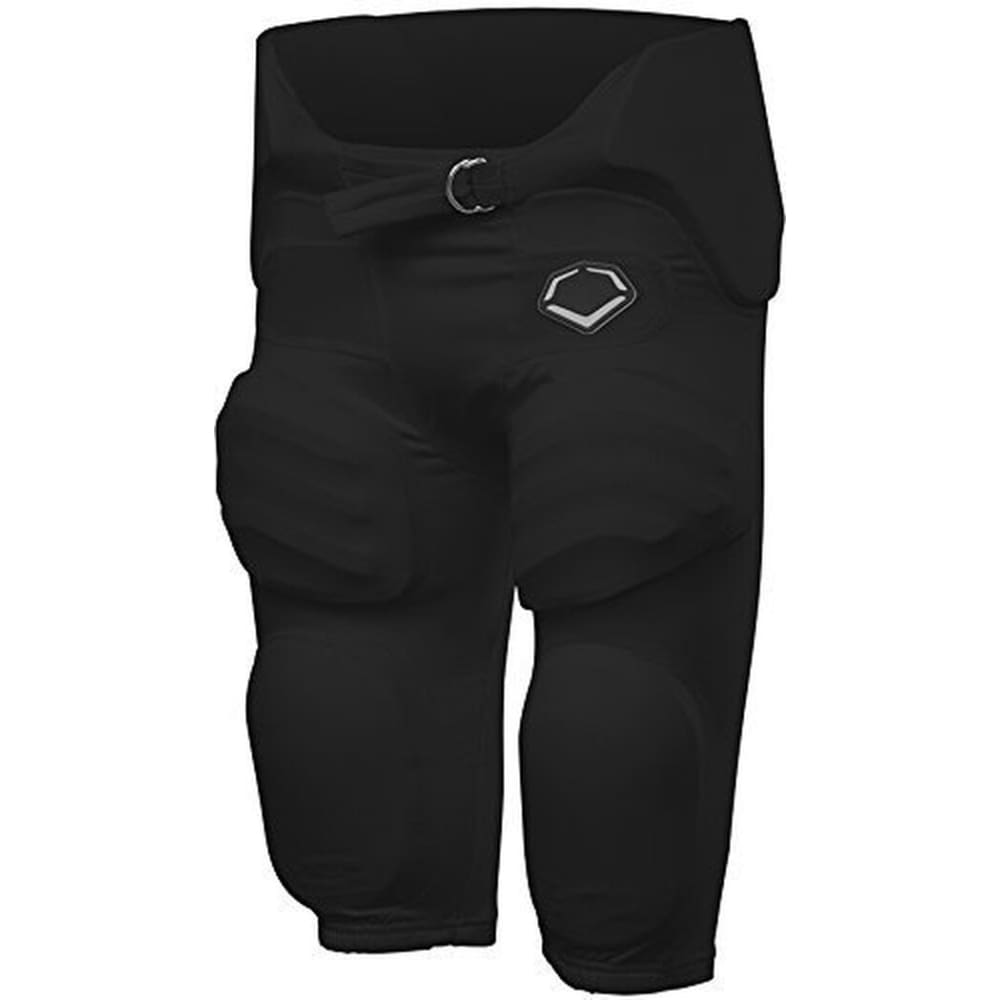 EvoShield Kids’ EvoPro Integrated Football Pants - X-Large / Black - Sports
