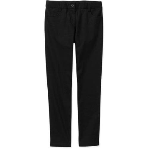 George Girls School Uniform Skinny Pants - 16 / Black Soot - Clothing