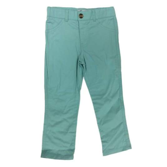 Boys’ Color Twill Pants - 4T / Mint - Clothing