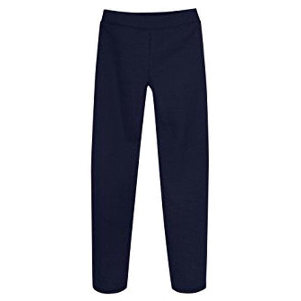 Girls’ Fleece Open Bottom Sweatpants - Medium (7/8) / Navy - Clothing