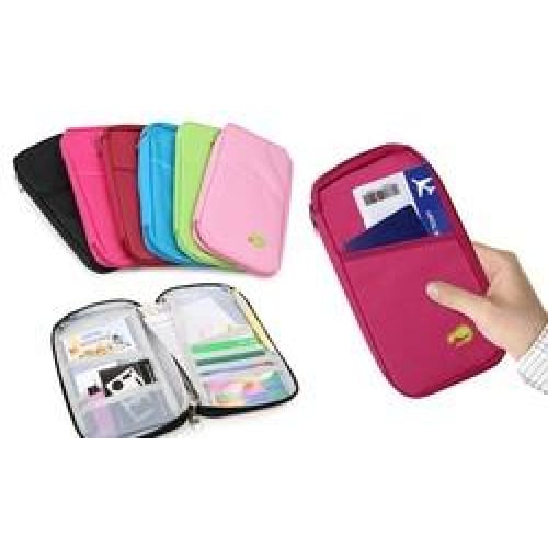 GPCT Passport and Travel Document Holder - Hot Pink - Office
