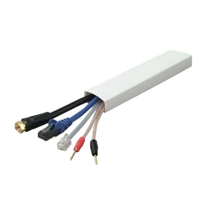 Hideaway Cord Concealer White F8B015Q - Electronics