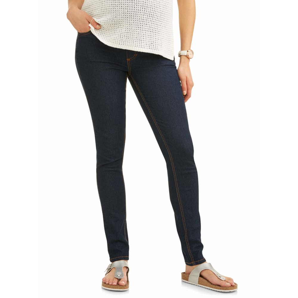 Maternity Oh! Mamma Skinny Jeans with Full Panel - 3X / Rinse - Clothing