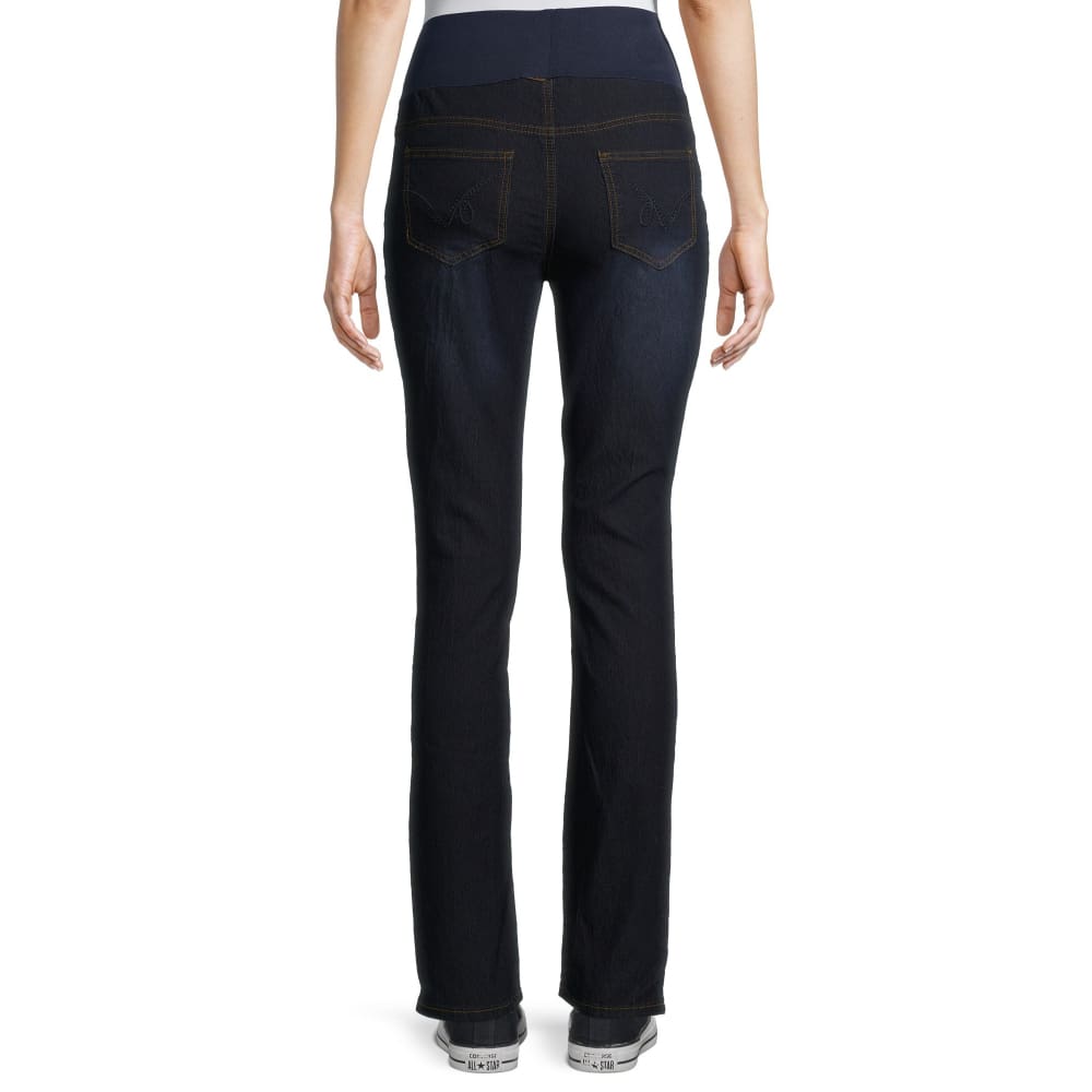 Maternity Oh! Mamma Straight Leg Jeans with Demi Panel - Clothing