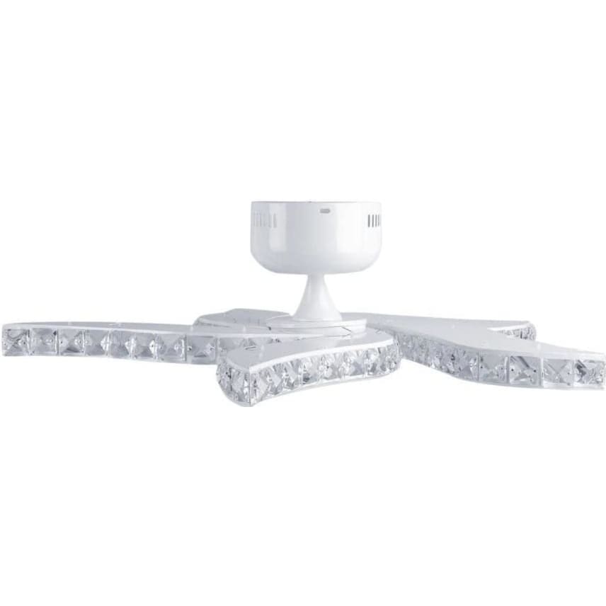 Modern Crystal Flower Chandelier Elegant Ceiling Light LED Pendant Lamp - Home Improvement