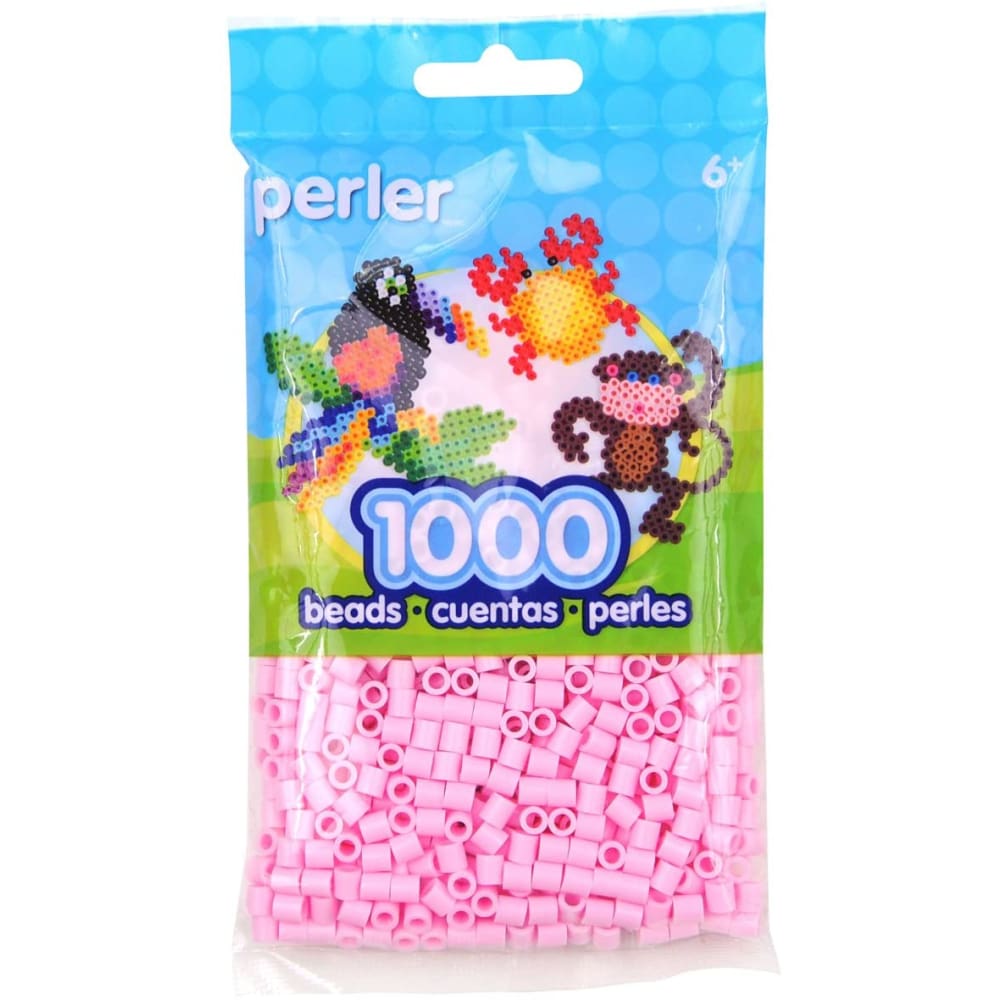 Perler Fun Fusion Beads 1000/Pkg-Light Pink - Office/School/Craft Supplies