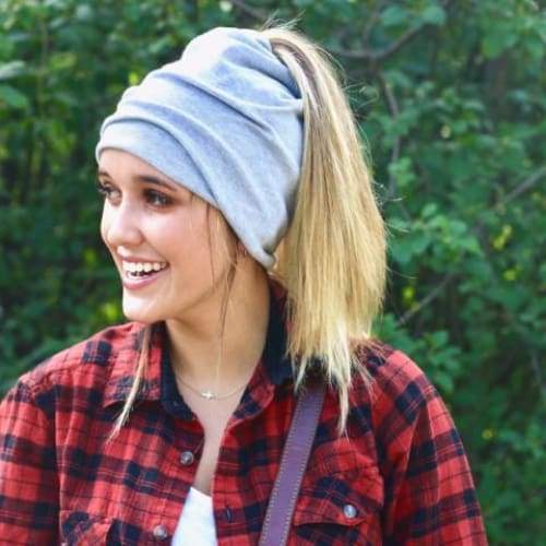 Ponytail Messy Bun Beanie