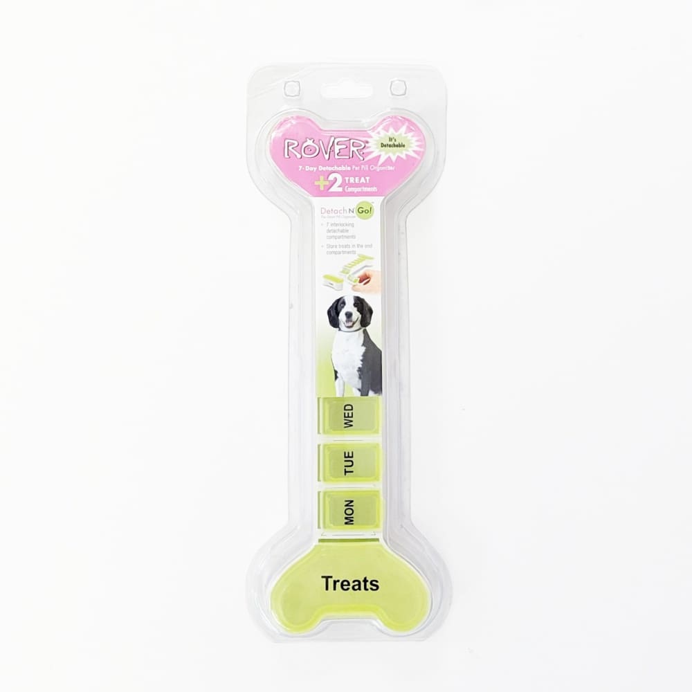 Rover 7-Day Detachable Pet Pill Organizer + 2 Treat Compartments - Keuka Outlet