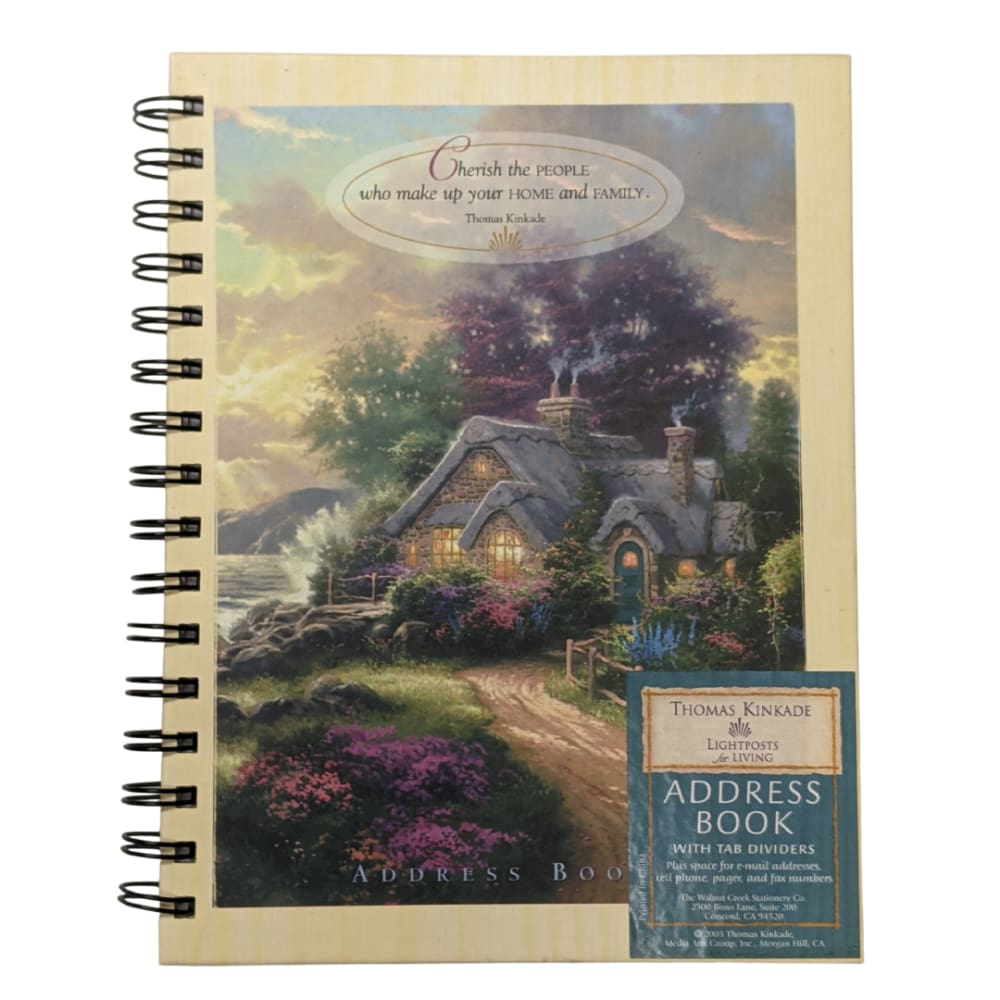 Thomas Kincaid The Walnut Creek Stationary Telephone Address Book - Office/School/Craft Supplies