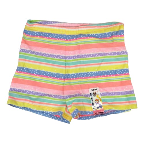 Toddler Girl Jersey Printed Shorts - 4T / Yellow - Clothing