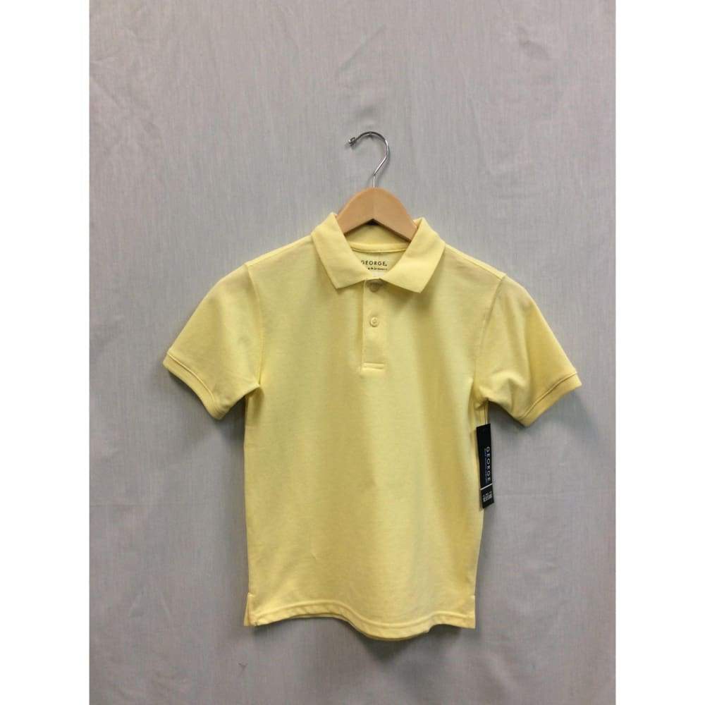 Yellow school uniform ss polo - Keuka Outlet